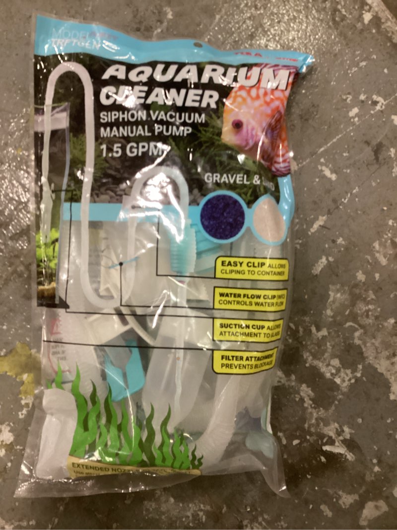 Condition photo showing New/Like New for Tera Pump TRFTCLN Aquarium Gravel Cleaner with Long Nozzle & Water Flow Controller (WFC) BPA-Free