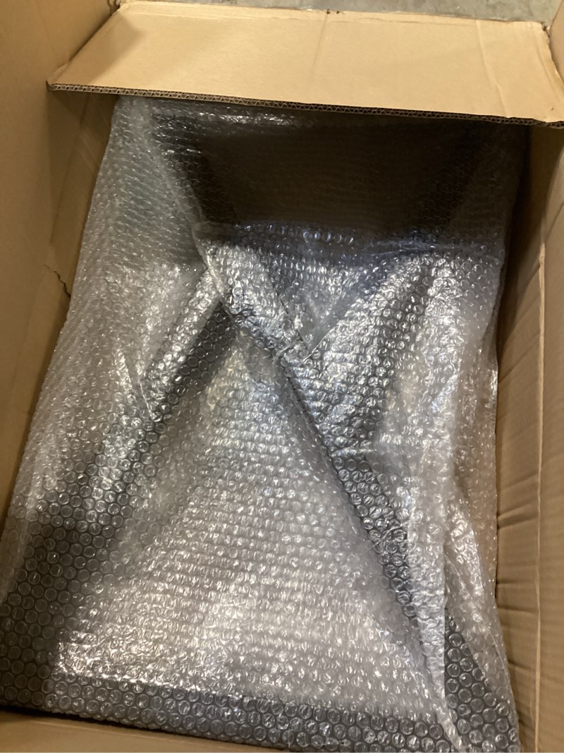 Condition photo showing Good Condition for 28 Inch Metal Desk Table Legs, Heavy Duty Industrial Style Dinning Table Leg Replacement Black Furniture Legs Set of 2 with Adjustment Feet Pads, Double Triangle