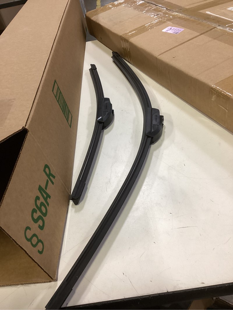 Condition photo showing As Is for BOSCH 26A17A ICON Beam Wiper Blades - Driver and Passenger Side - Set of 2 Blades (26A & 17A) Front (26A & 17A) ICON Combo Pack (Front)