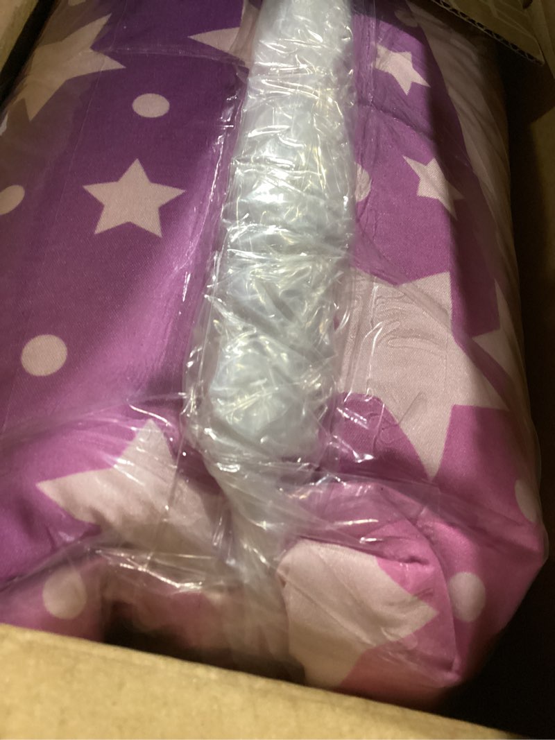 Condition photo showing Good Condition for sunny side up disney princess twin comforter set - 5 piece kids bedding includes comforter, sheets & pillow cover - super soft rainbow stars microfiber bed set 5 piece twin pink - princess