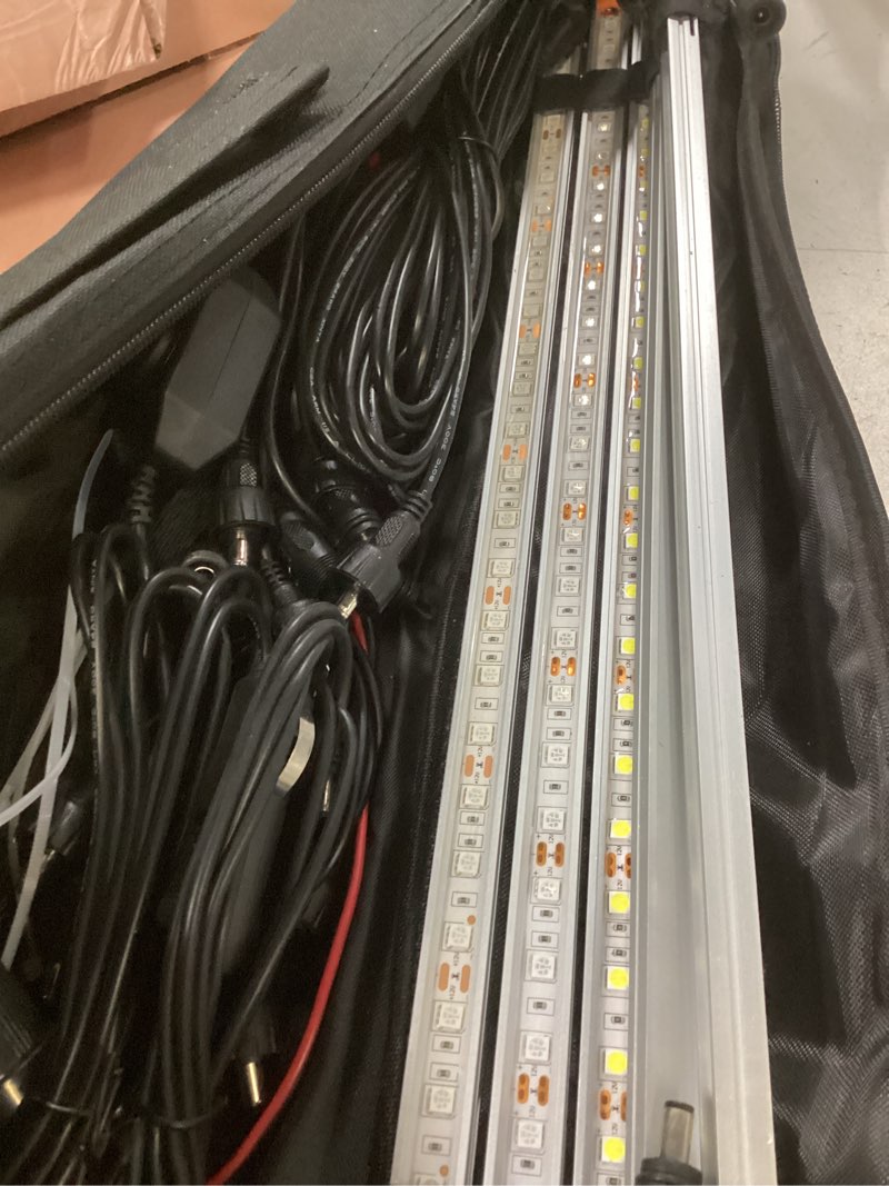 Condition photo showing Good Condition for 12V LED Light, Dimmable Camping Lights, Weatherproof IP67, Magnetic Mounting, All-in-One Portable Lighting for RV, Camping Tent Car Trailer Boat, White and Amber, 5 Pcs 3 Pcs White 2 PCS Amber Aluminum Lights