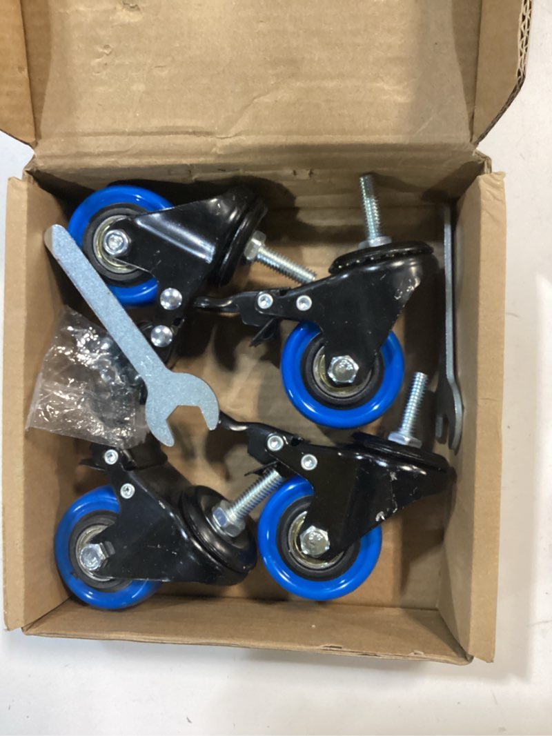 Condition photo showing Good Condition for Stem Caster Wheels 2 inch Heavy Duty, Swivel Threaded Stem Mount Casters Set of 4 with American Size UNC 5/16"-18 x 1 2 INCH 5/16"-18x1"