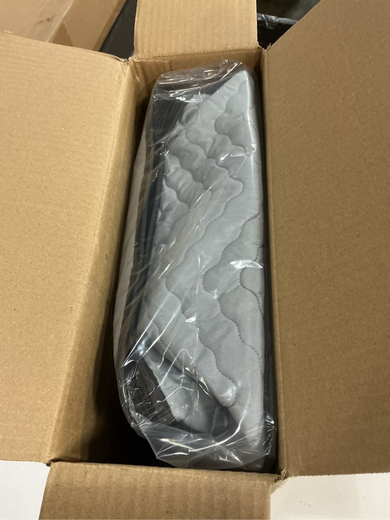 Condition photo showing New/Like New for china storage containers 5-piece set moving boxes for dinnerware, glasses, plates, mugs and saucers sturdy quilted microfiber dish organizer with dividers for seasonal storage - holds set of 12, gray gray 5 piece storage set