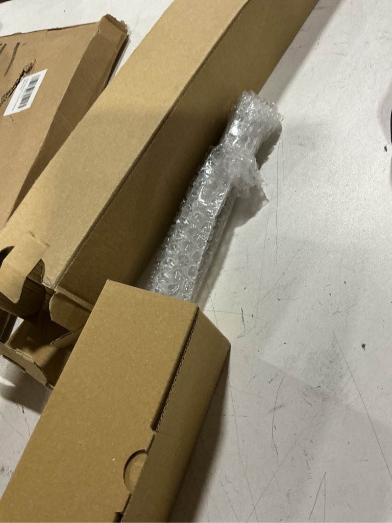 Condition photo showing As Is for amerock bh36003g10 | brushed nickel towel bar | 18 in (457 mm) towel rack | blackrock | bathroom towel holder | bathroom hardware | bath accessories