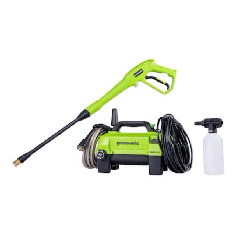 greenworks 1800-psi 1.2-gpm cold water electric pressure washer with 2 spray tips