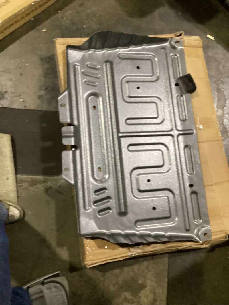 Condition photo showing As Is for ** no hardware included ** ml3z-7222-d splash panel shield replacement for ford f150jh 2015-2020, not replacement for raptor model or 3.0l diesel