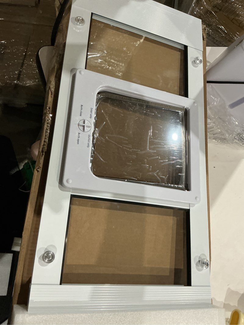 Condition photo showing Good Condition for kffkff locking modes adjustable cat door for window