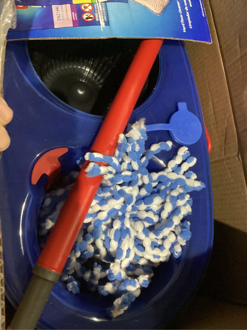 Condition photo showing Good Condition for O-Cedar RinseClean Spin Mop & Bucket System + 1 Extra Mop Head | Clean with Clean Water | Removes 99% of Bacteria Rinseclean Spin Mop & Bucket + 1 Extra Refill Cleaning System