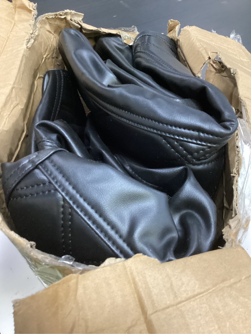 Condition photo showing Good Condition for golf cart front and rear seat diamond covers kit fits club car ds 2000.5-up?waterproof and sun-resistant vinyl leather seat covers?black(4pcs)