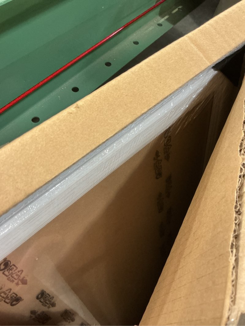Condition photo showing Good Condition for 20x27 wood frame white, modern natural woodgrain 27x20in picture frame, rustic wooden 20 x 27 inch gallery wall photo poster frame with hd plexiglass, horizontal vertical wall mounting display 1pcs white 20x27