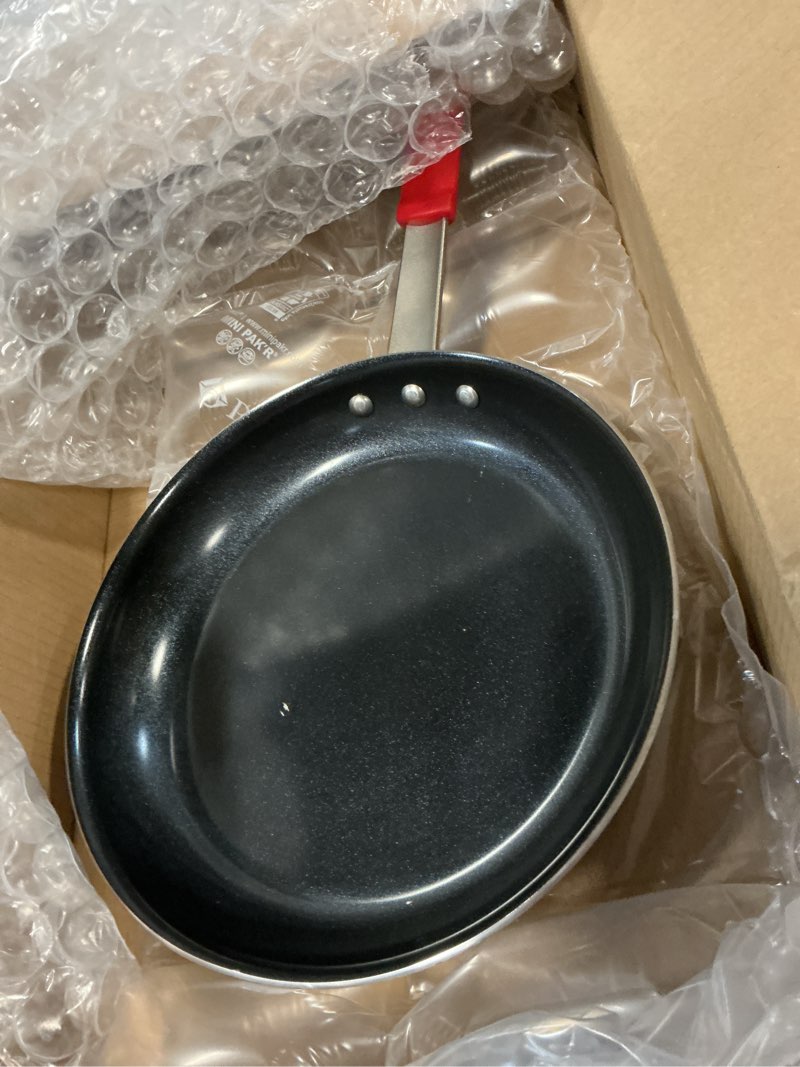 Condition photo showing Good Condition for tramontina professional 12-inch ceramic non stick large frying pan, heavy-gauge aluminum skillet with ceramic nonstick coating, dishwasher and oven safe, black ceramic black 12 inch