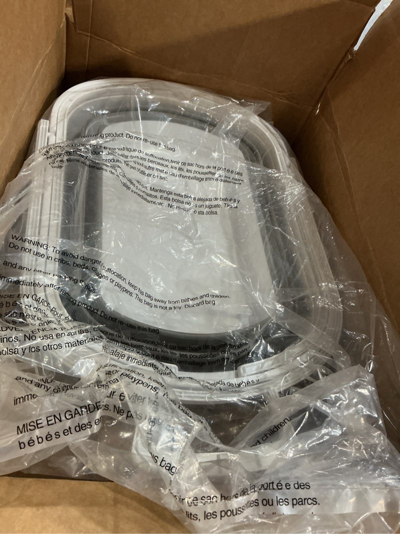 Condition photo showing New/Like New for techmilly collapsible plastic laundry basket hamper with wheels, 45l portable rubber clothes basket, pop up storage container/organizer with hanging basket for washing & storage, grey gray 45l