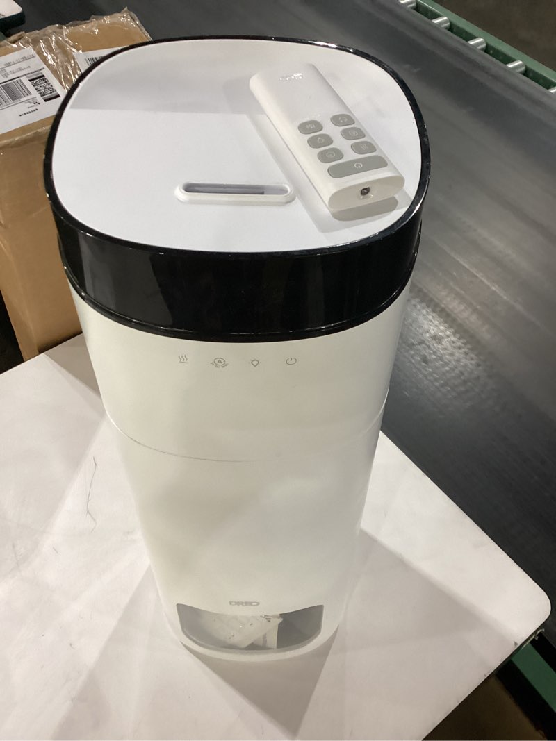 Condition photo showing Good Condition for DREO 16L Smart Humidifier Large Room 1000 ft², 130H Cool Mist Air Humidifiers for Bedroom Plants Baby, Top Fill, Remote/Touch/Voice & APP Control, Clean Tank Technology, 30dB, RGB Light, HM755S White