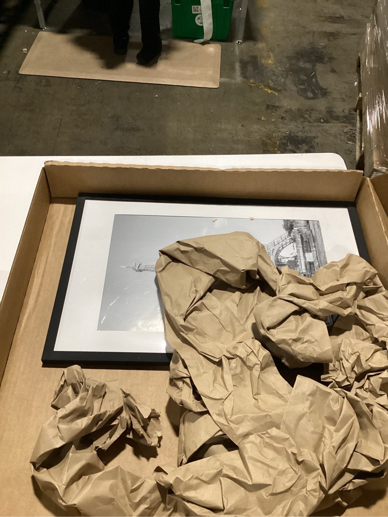 Condition photo showing Good Condition for upsimples 14x22 Picture Frame, Display Pictures 11x17 with Mat or 14 x 22 Without, Wall Hanging Newspaper Frames, Black, 1 Pack Black 14x22