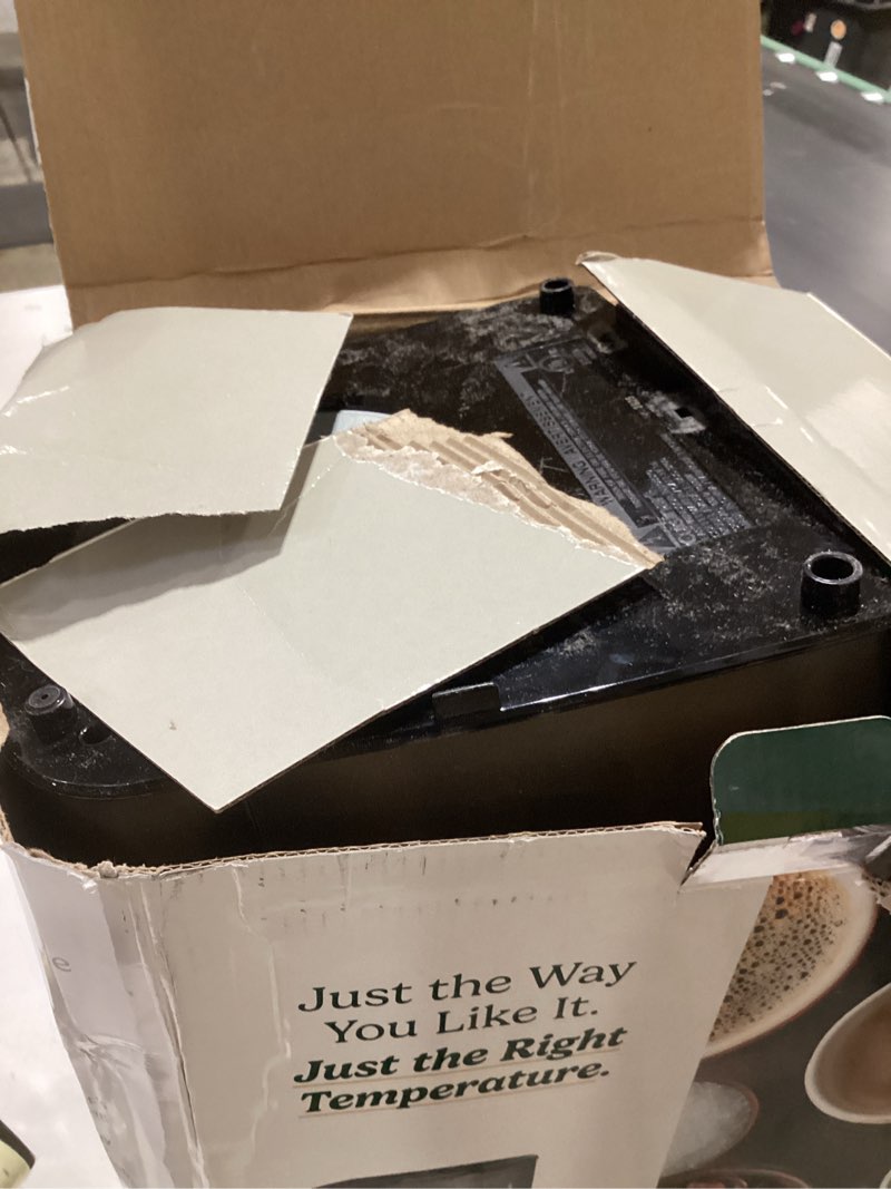 Condition photo showing As Is for Cuisinart 14-Cup Coffee Maker, Programmable PerfecTemp Glass Carafe Coffee Machine with 1-4 Cup Setting, Brew Strength Control and Brew Pause, Stainless Steel, DCC-3200BKSNAS, Black 14-Cup Glass Black/Stainless