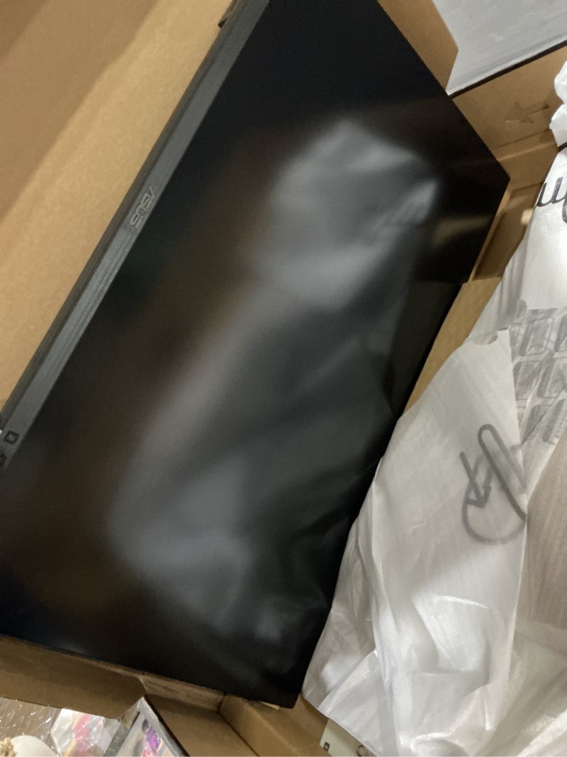 Condition photo showing As Is for screen display damaged asus proart display 27” 4k hdr professional monitor (pa279crv) - ips, uhd (3840 x 2160), 99% dci-p3/adobe rgb, ?e < 2, calman verified, usb-c pd 96w, displayport, daisy-chain, ergonomic, 3yr warranty 27" 4k usb-c 96w mac