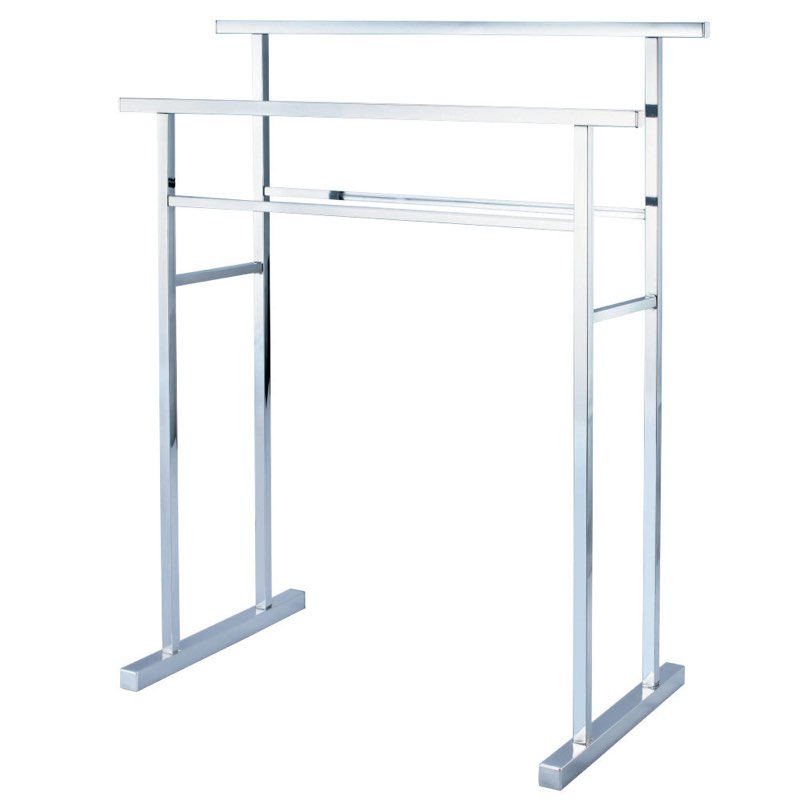  Kingston Brass Edenscape Pedestal Steel Construction Towel Rack - K &