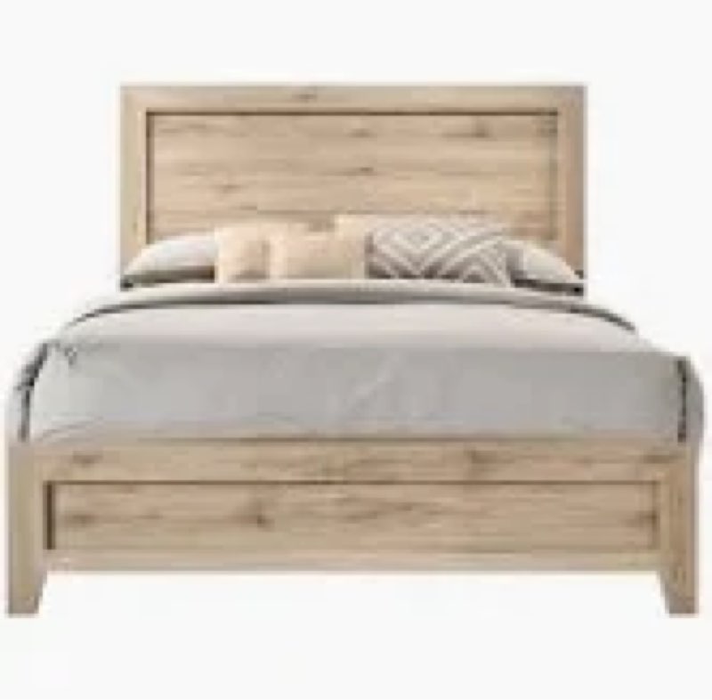 Maricelda Natural full Panel Bed 