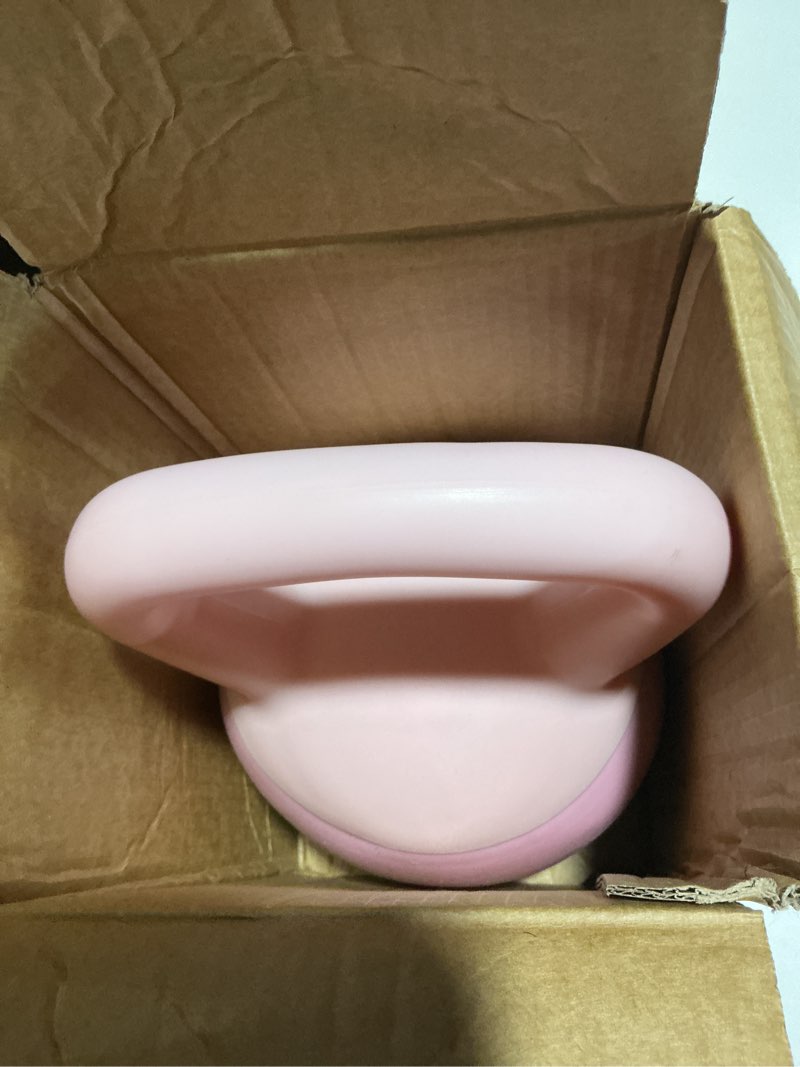 Condition photo showing Good Condition for soft kettlebell, safe strength training kettle bell, cushioned impact-resistant base and anti-slip grip weight, kettlebells set for home workouts and men/women/beginners,with non-slip gloves pink 20 lb