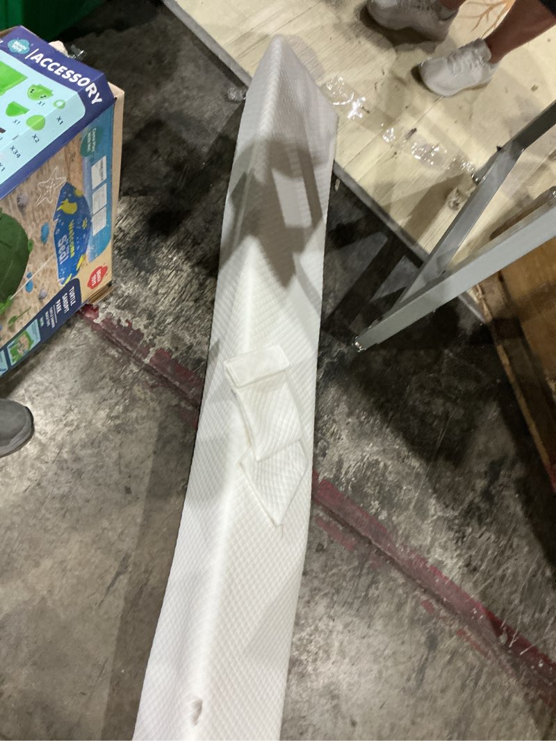 Condition photo showing Good Condition for bed wedge pillow for headboard gap up to 7", triangle gap filler for bed, mattress wedge gap filler, headboard space filler, corner pillow, white queen 60" white queen 60''