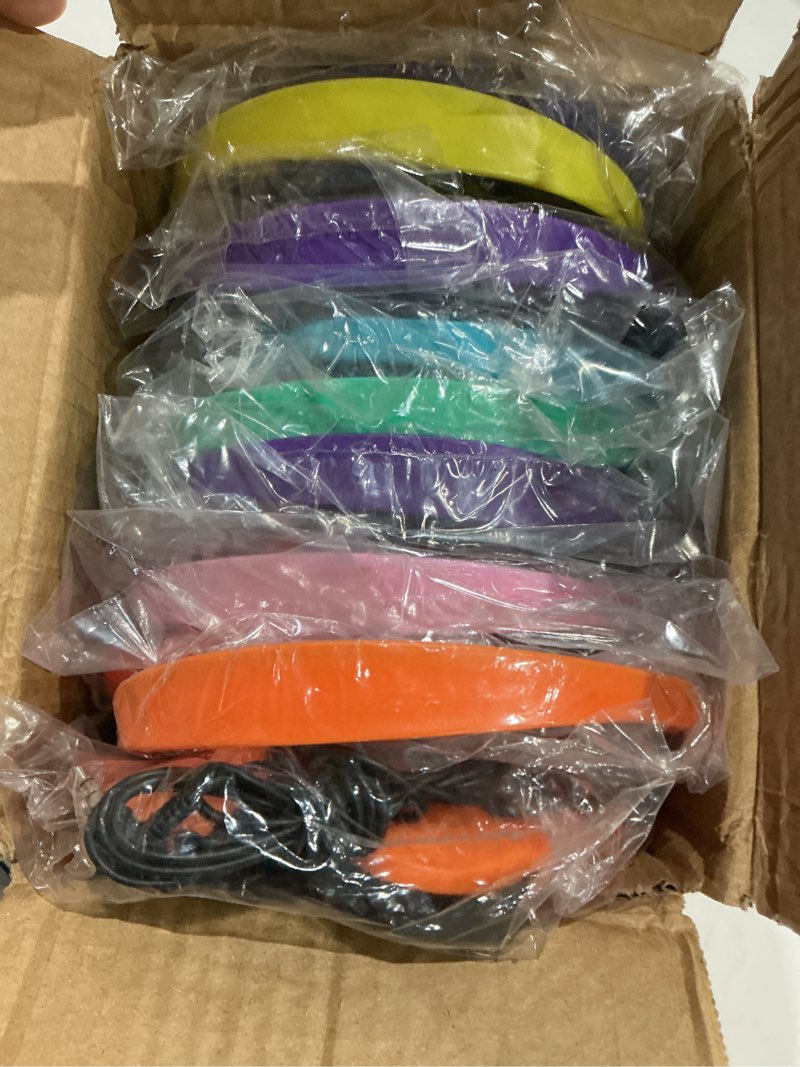 Condition photo showing Good Condition for classroom kids headphones bulk 18 pack for school students children teen boys girls, wholesale bulk headphones for classroom earphones 3.5mm jack (mix colors) 18 pack mixed colors
