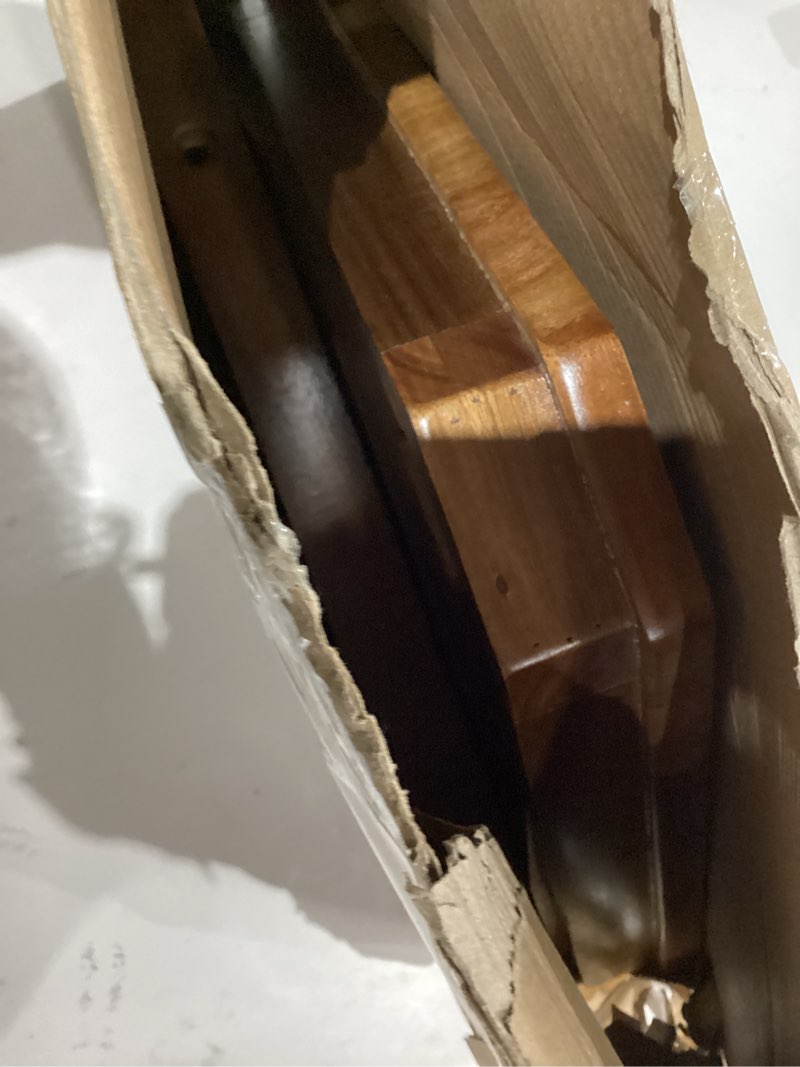 Condition photo showing Good Condition for shower foot rest 14in, acacia wood shower stool for shaving legs, waterproof corner shower stool with storage shelf for inside small shower spaces, wood color