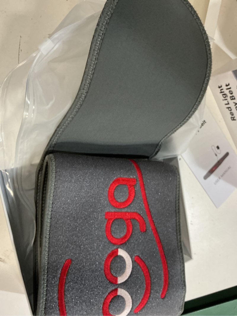 Condition photo showing Good Condition for hooga red light therapy wrap, infrared light belt with 405 high-efficiency leds, red & near-infrared led device for back, neck, shoulder, waist, wrist, for men and women