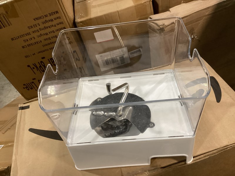 Condition photo showing As Is for Upgraded WPW10347093 W10347093 Ice Bucket Compatible with Whirlpool Ice Maker, Refrigerator Ice Container Assembly Removable Ice Bin Replacement Parts for W10347100, AP6020018, 2311097, PS11753329