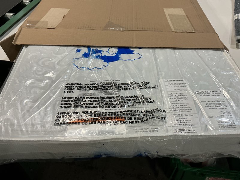 Condition photo showing New/Like New for Dream On Me 2-in-1 Breathable Two-Sided 3" Portable Mini Crib Mattress, Greenguard Gold Certified, Vinyl and Breathable Fabric, White