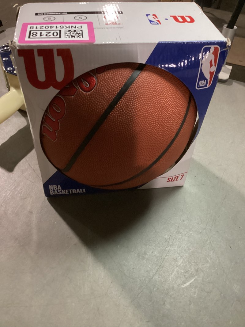 wilson nba forge indoor/outdoor basketball - brown, size 7-29.5\" forge size 7 -29.5\" brown