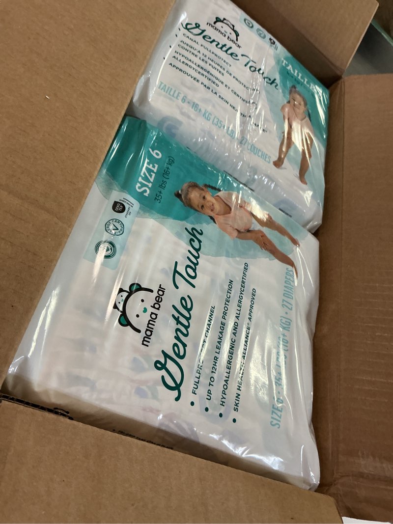 Condition photo showing Good Condition for pampers pure protection baby diapers, size 6 (35+ lbs), 108 count, up to 100% leakproof, premium plant-based skin protection, hypoallergenic soft diapers size 6 108