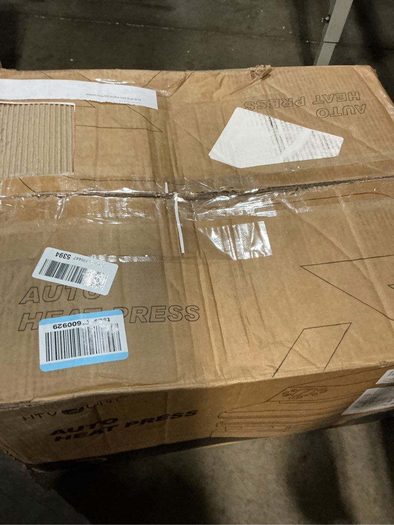Condition photo showing Good Condition for htvront auto heat press machine for t shirts - 15x15 smart t shirt press machine with auto release - professional heat press for sublimation, vinyl, heat transfer projects white