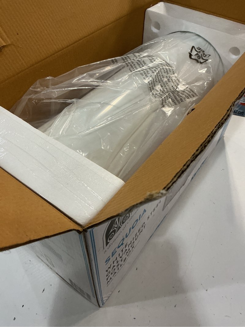 Condition photo showing Good Condition for architectural mailboxes 5560w-r-10 sequoia postmount mailbox, large, white, 20. 79 in. x 8. 03 in. x 9. 72 in.