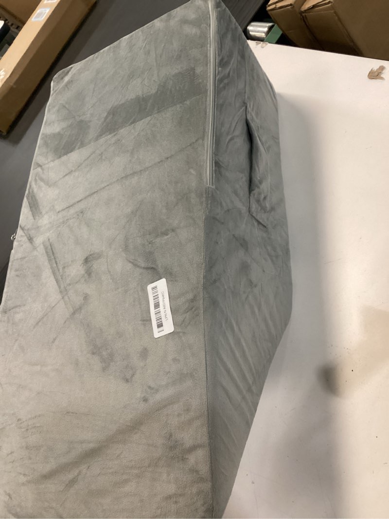 Condition photo showing Good Condition for LightEase Memory Foam Leg Support and Elevation Pillow w/Dual Handles for Surgery, Injury, or Rest single leg