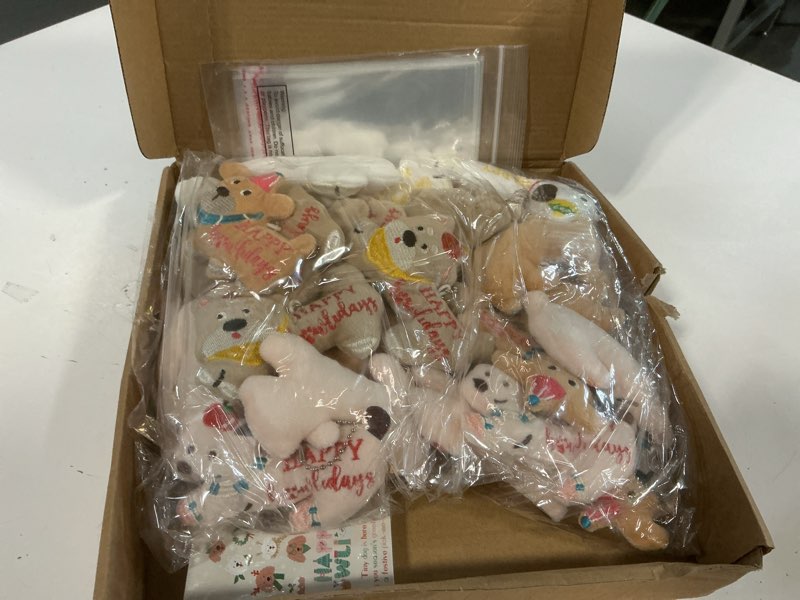 Condition photo showing New/Like New for Soulchen Dog Christmas Gifts Bulk Dog Christmas Keychains with Cards Puppy Tree Ornaments Coworkers Appreciation Gift 36