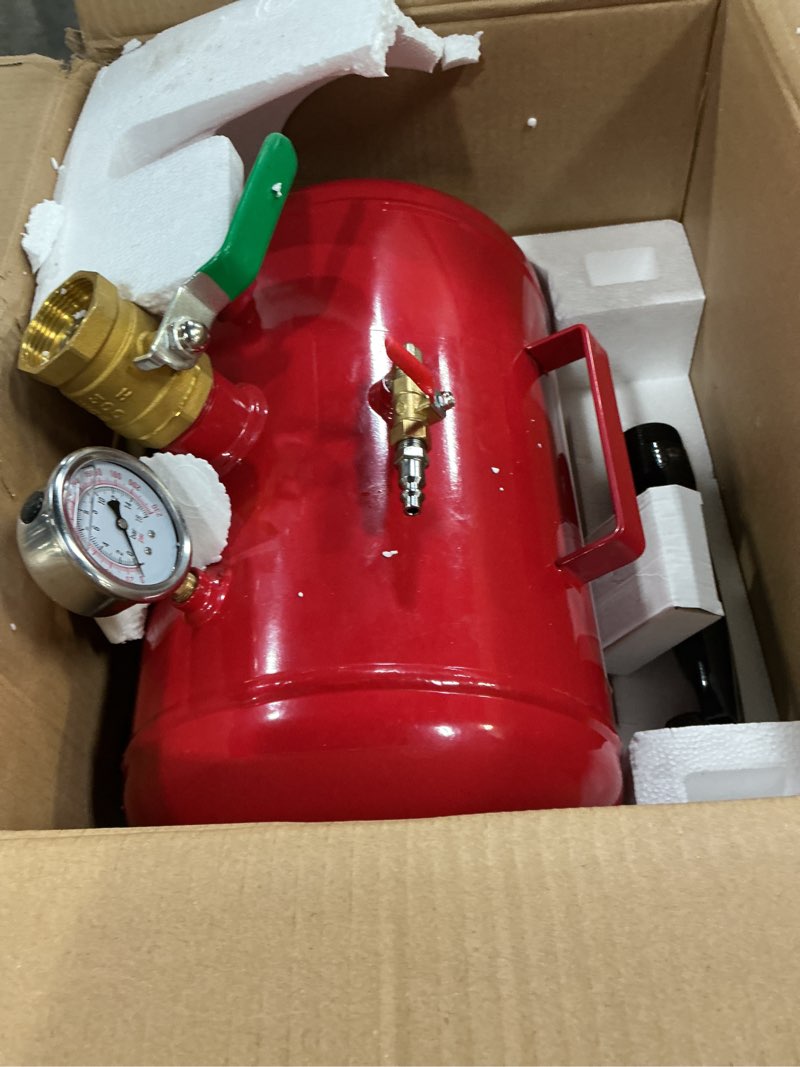 Condition photo showing Good Condition for air tire bead seater,5 gallon air tire bead seater 145psi blaster tool for car truck atv tank- red 5 gallon red