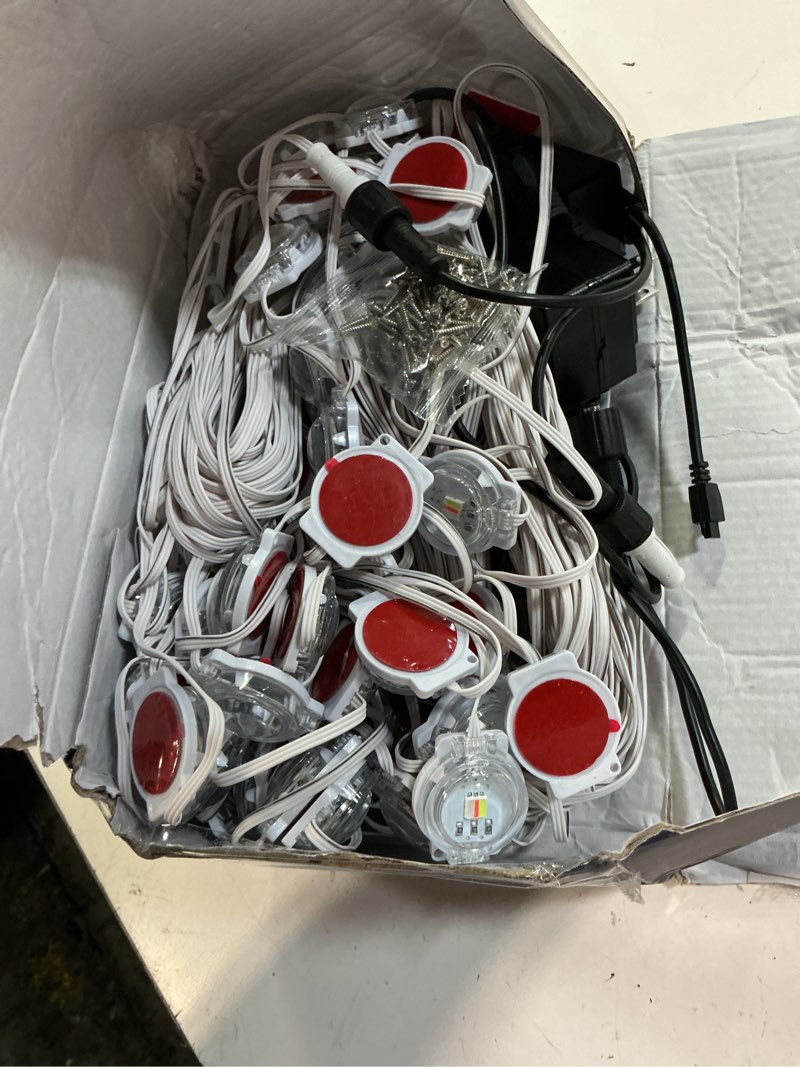 Condition photo showing Good Condition for letianpai 300ft permanent outdoor lights,rgb eaves light with app control remote,diy scene modes ip67 waterproof under eave lighting,outdoor lights for decor,garden decor,house,party,holiday