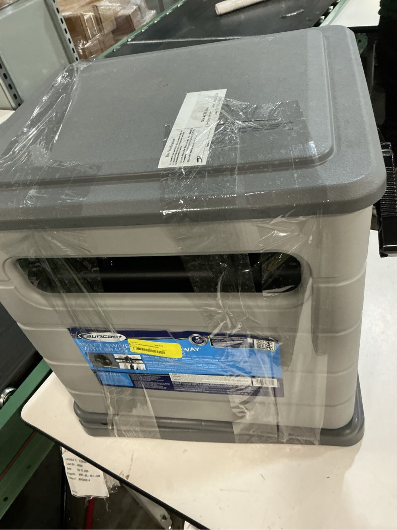 Condition photo showing Good Condition for swivel water hose reel hideaway