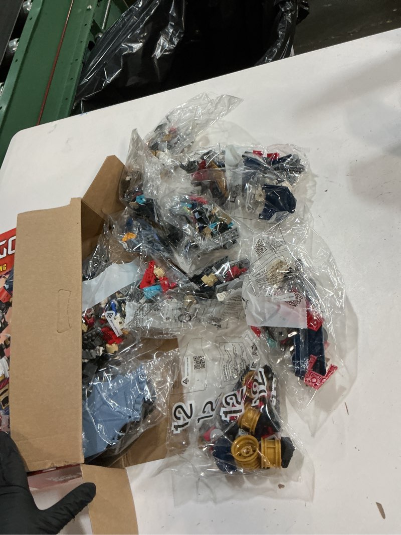 Condition photo showing New/Like New for lego ninjago zane's ultra combiner mech ninja toy - pretend play 4-in-1 building toy set for kids, boys and girls, ages 9+ - with 6 minifigures - gift idea for birthdays - 71834