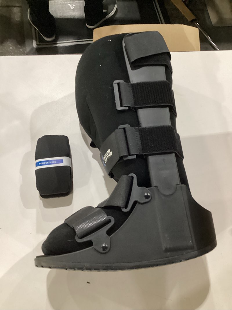 Condition photo showing As Is for united ortho air cam walker fracture boot, medium, black medium (pack of 1) black