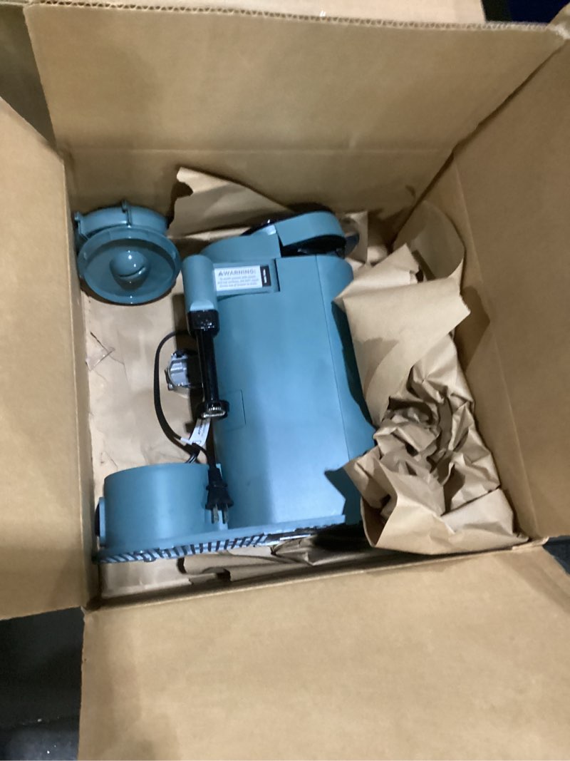 Condition photo showing As Is for ninja pods & grounds specialty single-serve coffee maker, k-cup pod compatible, built-in milk frother, 6-oz. cup to 24-oz. travel mug sizes, iced coffee maker, 1550 watts, sage green, pb051sg standard sage green