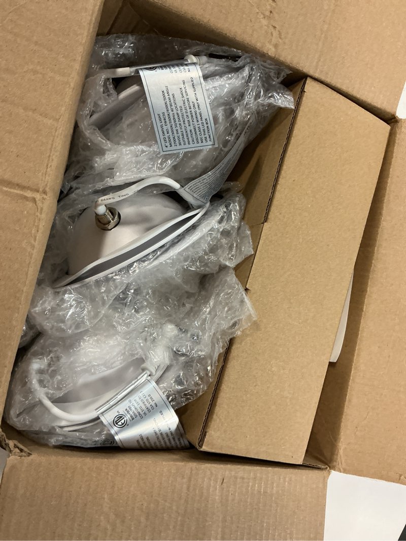 Condition photo showing Good Condition for popanu 4inch gimbal led recessed light recessed led 4 inch white swivel gimbal canless light 360° rotation 90° tilt 4" 9w eyeball lighting dimmable adjustable can spotlights 5cct white 4 inch 6 pack 4 inch - 6 pack white