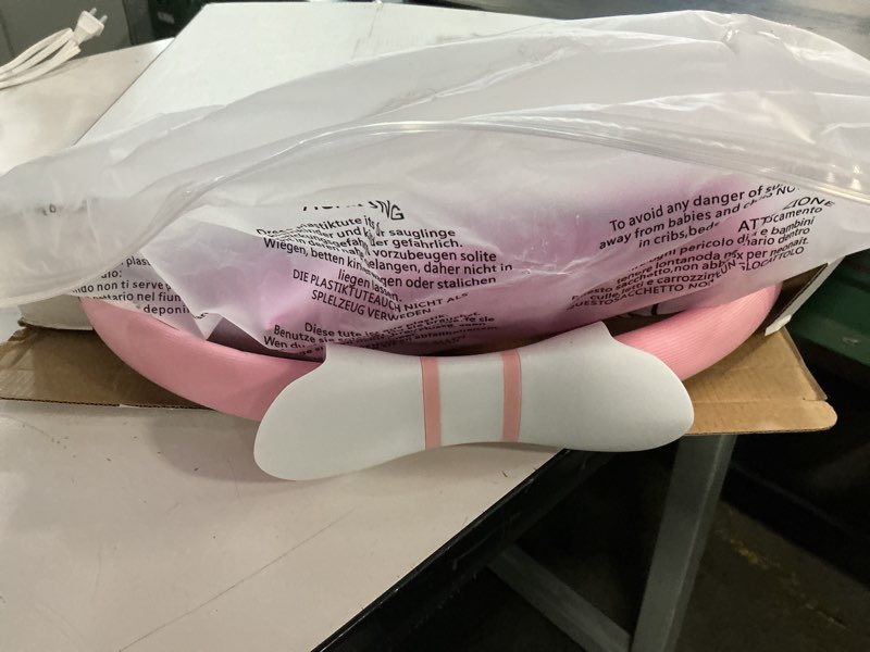 Condition photo showing Good Condition for 16 PCS Pink Pilates Ring and Ball Set for Women with 15" Magic Circle, Home Pilates Equipment Kit with Adjustable 1LB Ankle Wrist Weight, Resistance Band, Gliding Discs, Pilates Essentials Accessories