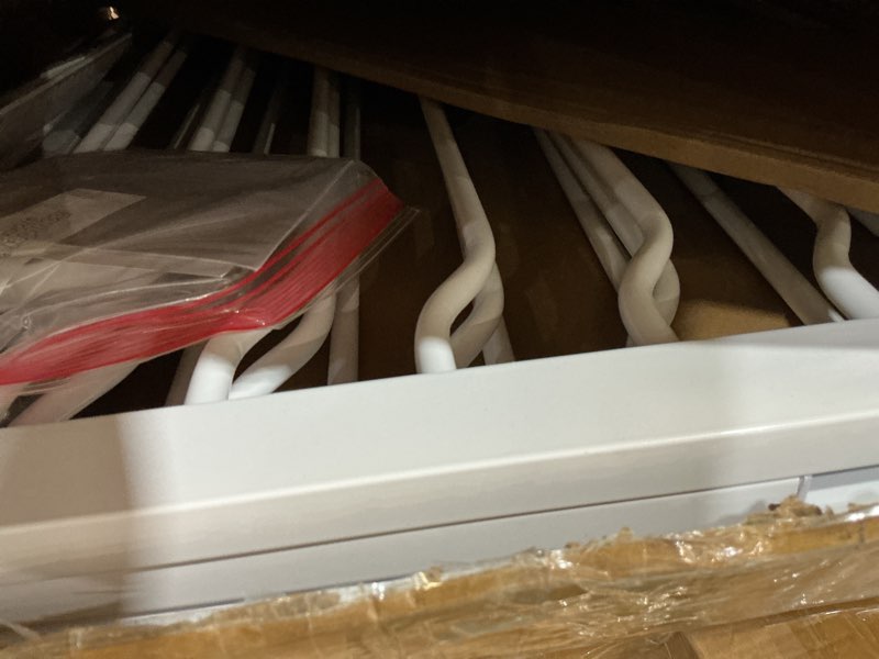 Condition photo showing New/Like New for waowao 40.55" extra tall baby dog pet gate 73.62-80.70" wide indoor white | extra-tall,extra-wide,pressure/hardware mount,more durable safety,one-hand walk through,for indoor,doorways,kitchen,stairs white 73.62-80.70"/187-205cm