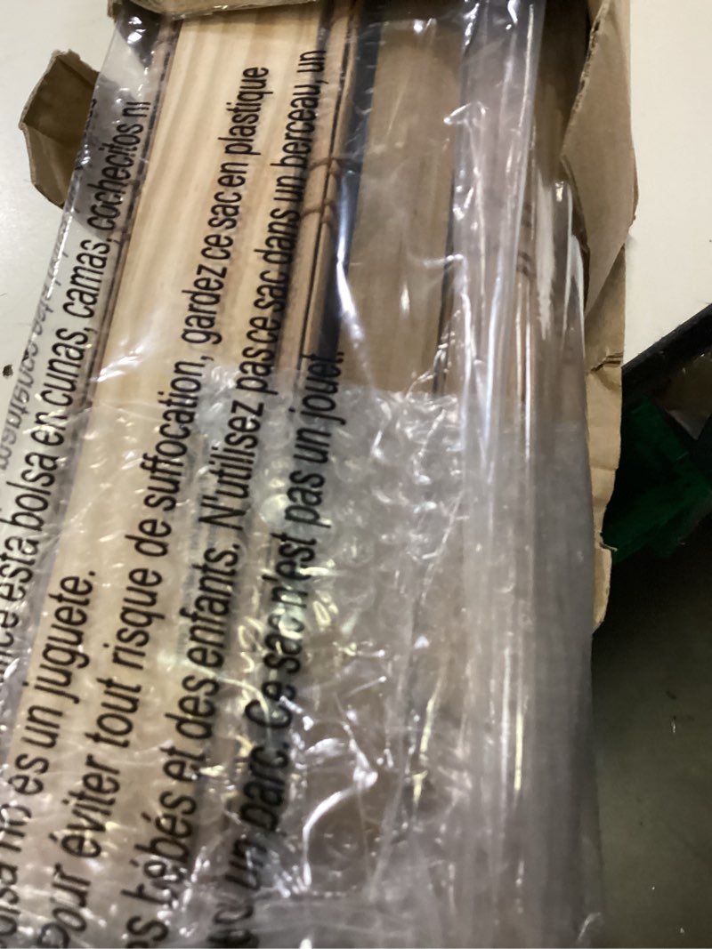 Condition photo showing New/Like New for lazblinds no tools no drill cordless bamboo roman shades, light filtering window treatment, roll up bamboo blinds for windows 33.5'' w x 48'' h, ceylon light russet light filtering-ceylon light russet 33.5" w x 48" h