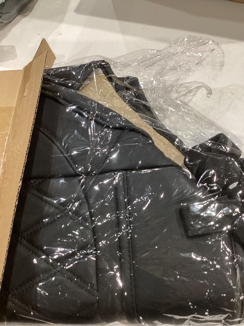 Condition photo showing Good Condition for 1 Pack Leather Front Car Seat Cover Bottom Car Seat, Anti-Slip and Full Wrap Driver Car Seat Protectors, Luxury Waterproof Bottom Auto Seat Cushion Pad Mat for Most Vehicles(Black) black-1pcs