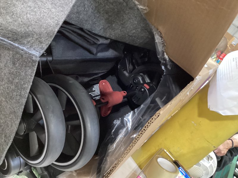 Condition photo showing Good Condition for momcozy tuckgo baby travel stroller, one click fold for toddlers 6m-3y, 33l bottom storage, lightweight compact air travel, travel bag included, 3-position recline, upf 50+ canopy, 5-point harness