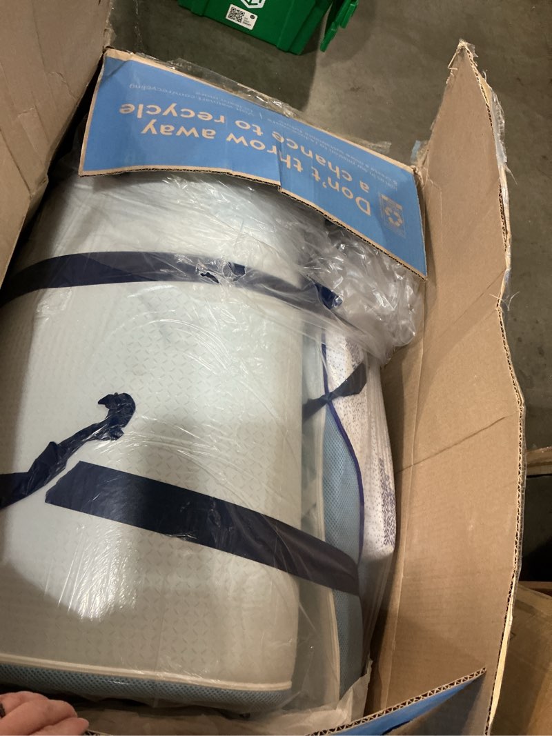 Condition photo showing As Is for mattress topper, size unknown 