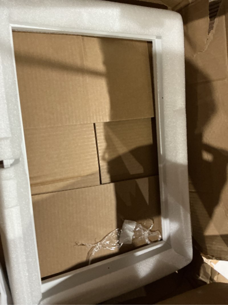Condition photo showing Good Condition for canvas floater frames for 12"x18"canvas paintings,canvas frame,floating frames for canvas with 0.6"~0.9" deep for wall decor (black) 12"x18" black