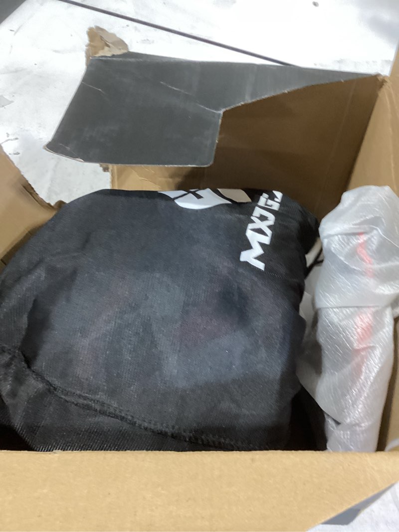 Condition photo showing As Is for youth kids dirt bike helmet for boys & girls,f001 full face motorcycle helmet for off-road atv street riding four wheeler mountain bike with goggles gloves,dot approved red flame x-large